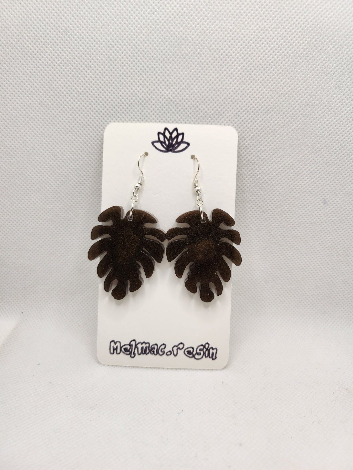 Pendientes Hoja Monstera