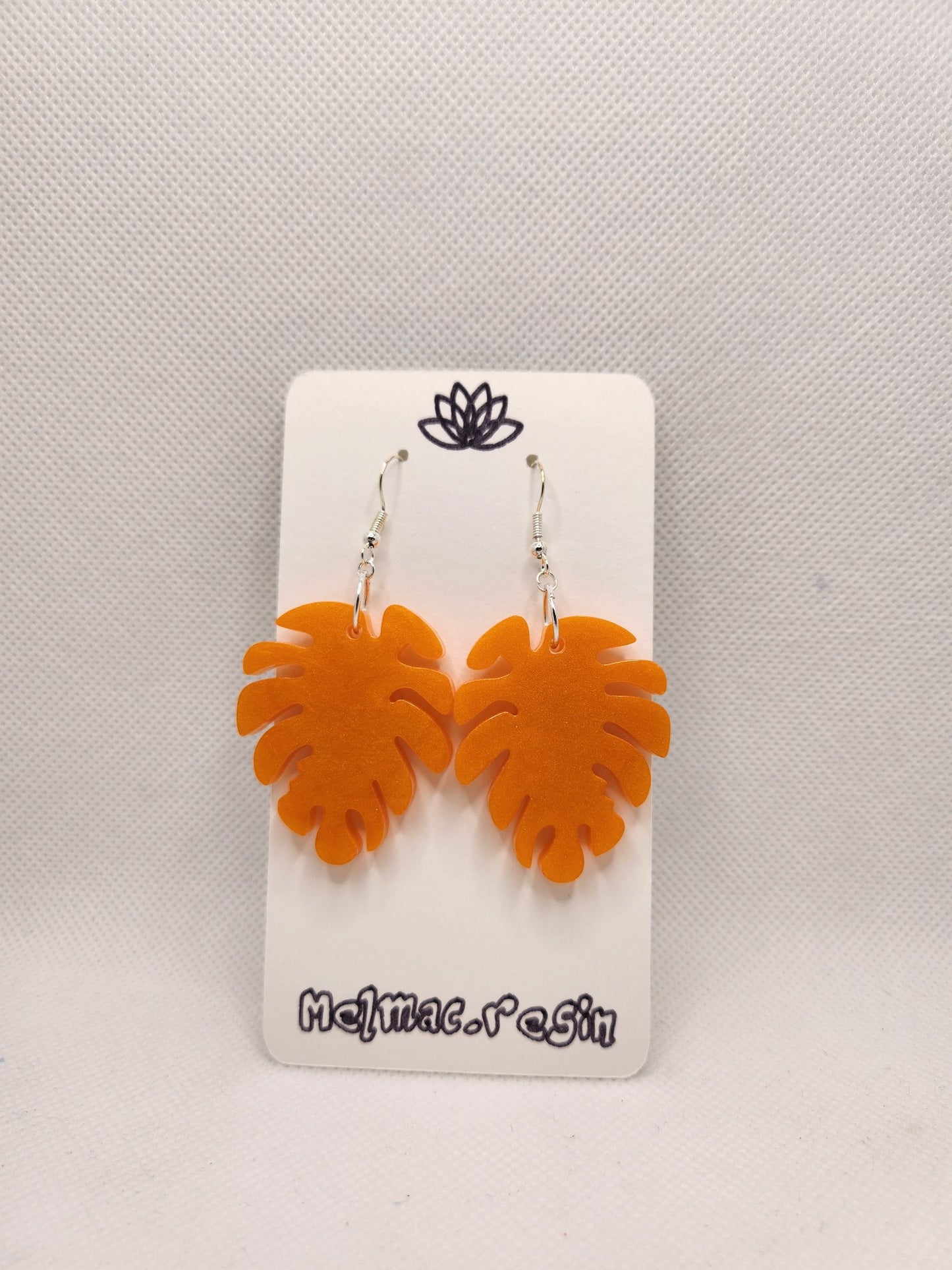 Pendientes Hoja Monstera