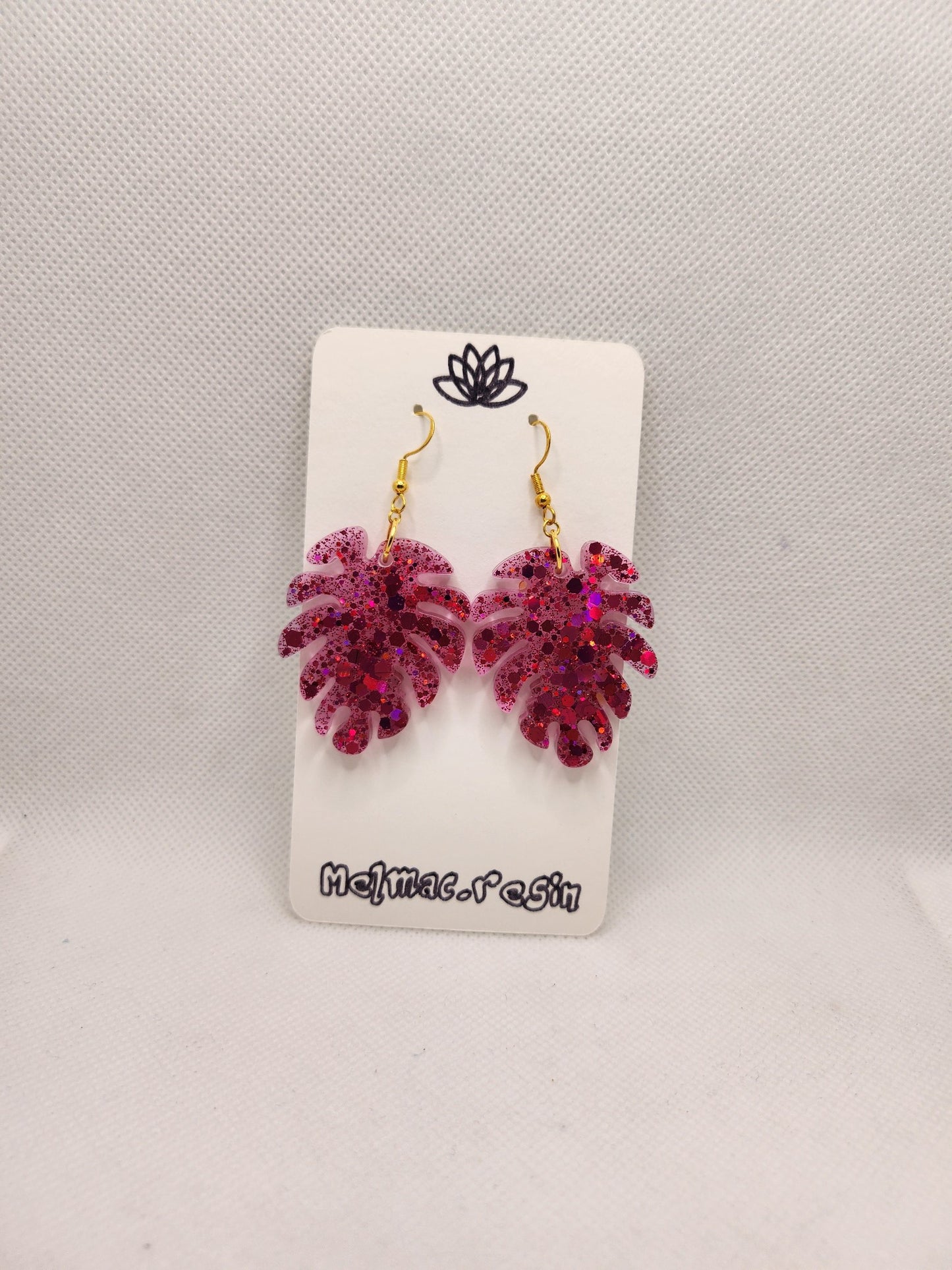 Pendientes Hoja Monstera