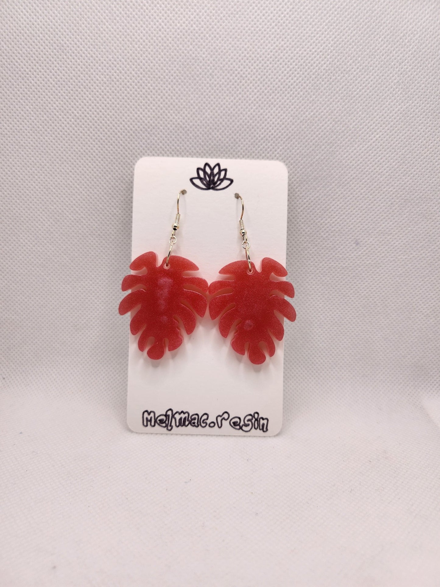 Pendientes Hoja Monstera